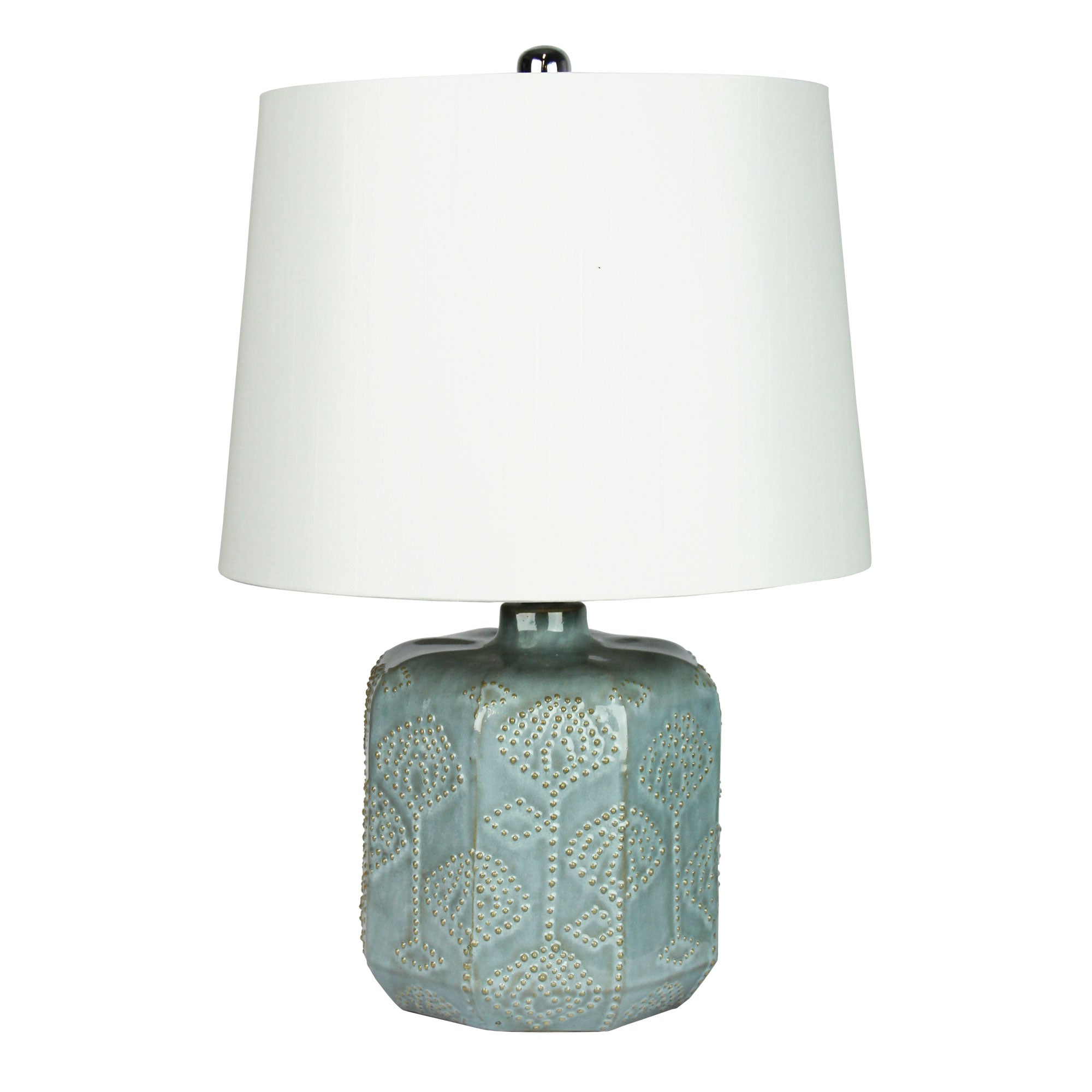 Bikki Embossed Ceramic Lamp with Harp Shade product image 2