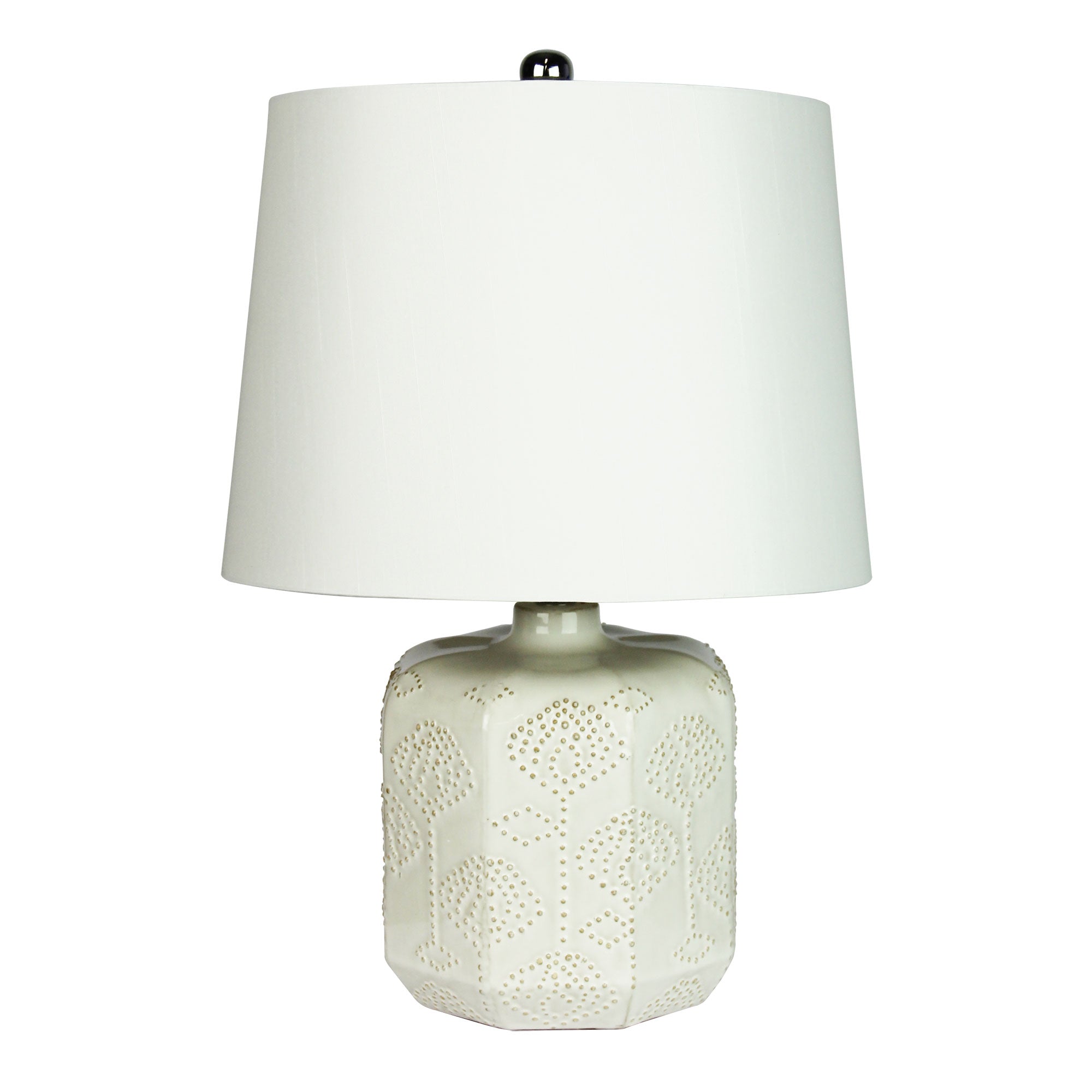 Bikki Embossed Ceramic Lamp with Harp Shade product image 2
