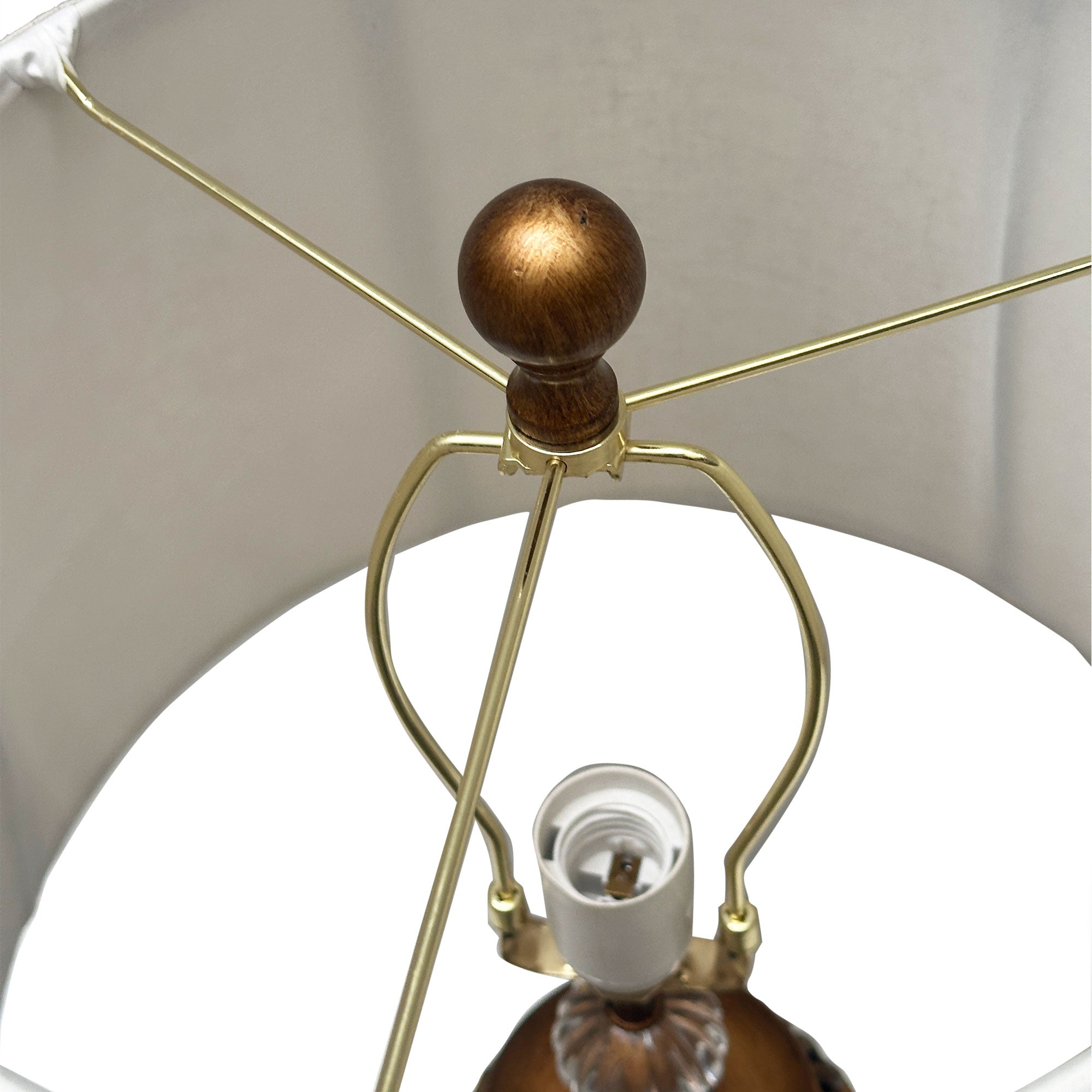 Dorne Classic Antique Cut Lamp with Harp Shade product image 5