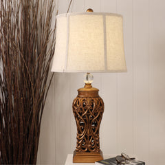 Dorne Classic Antique Cut Lamp with Harp Shade product image 4
