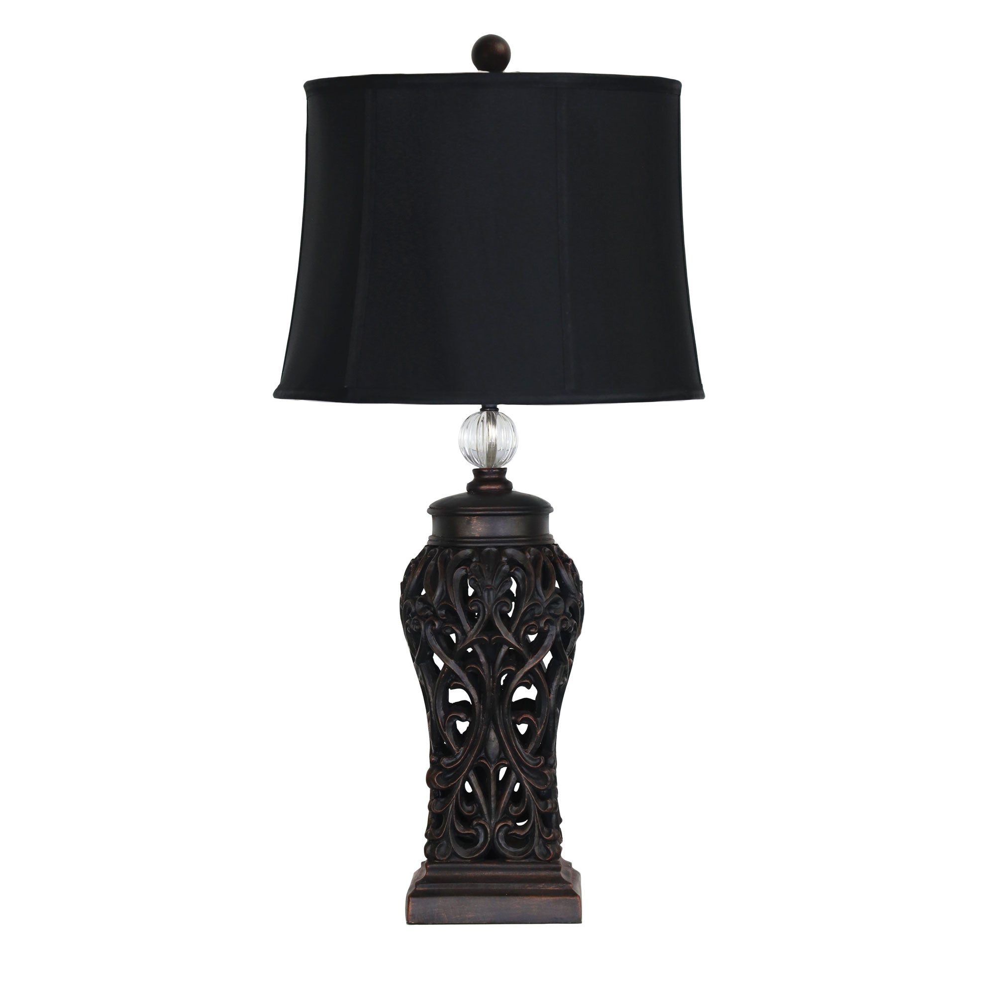 Dorne Classic Antique Cut Lamp with Harp Shade product image 2