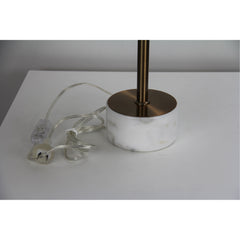 Umbria Height Adjustable Scandi Lamp in Antique Brass product image 3