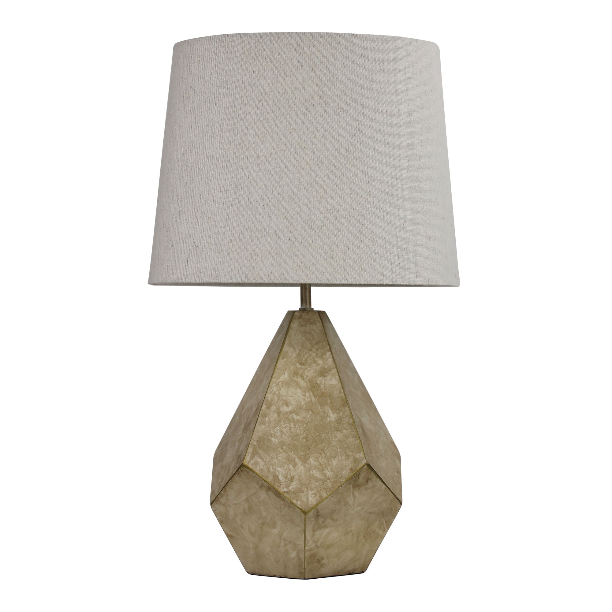 Leon Geometric Ivory and Gold Table Lamp product image 3