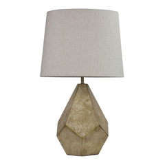 Leon Geometric Ivory and Gold Table Lamp product image 3