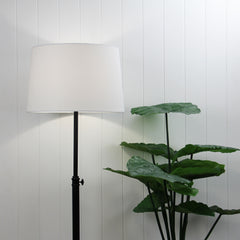 Windsor Complete Metal Floor Lamp styled in a room