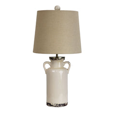 Whitby Distressed Ceramic Lamp with Harp Shade product image 4