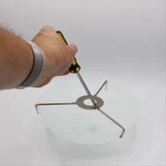 Ruby ON-OFF Brushed Chrome Touch Lamp product image 2