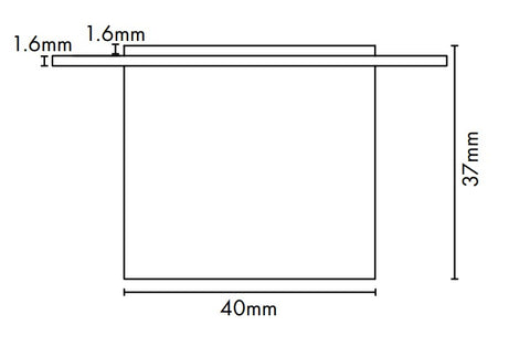 Aluminium  - Drain Outlet - 40mm Diameter - Brushed Satin Silver