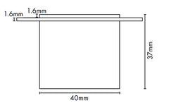 Aluminium - Drain Outlet - 40mm Diameter - Brushed Satin Silver