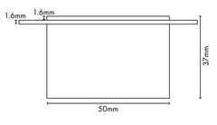 Aluminium - Drain Outlet - 50mm Diameter - Brushed Gold / Brass
