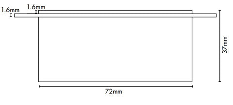 Aluminium - Drain Outlet - 72mm Diameter - Satin Silver