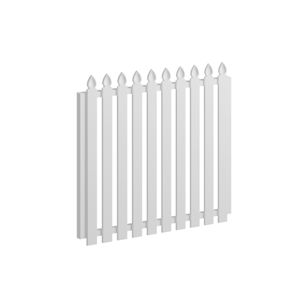 Aluminium 1090 x 1200mm Colonial Picket Gate (Stonnington Speartop)