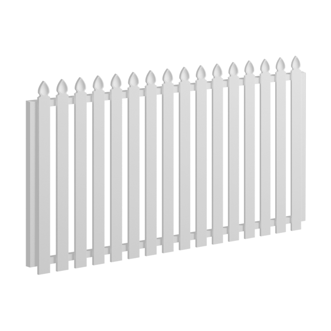 Aluminium 1720 x 1200mm Colonial Picket Gate (Stonnington Speartop)