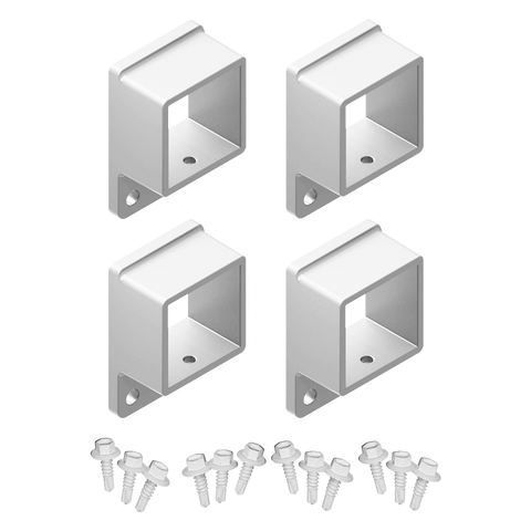 Aluminium 40 x 40 Picket Bracket 4 Pack