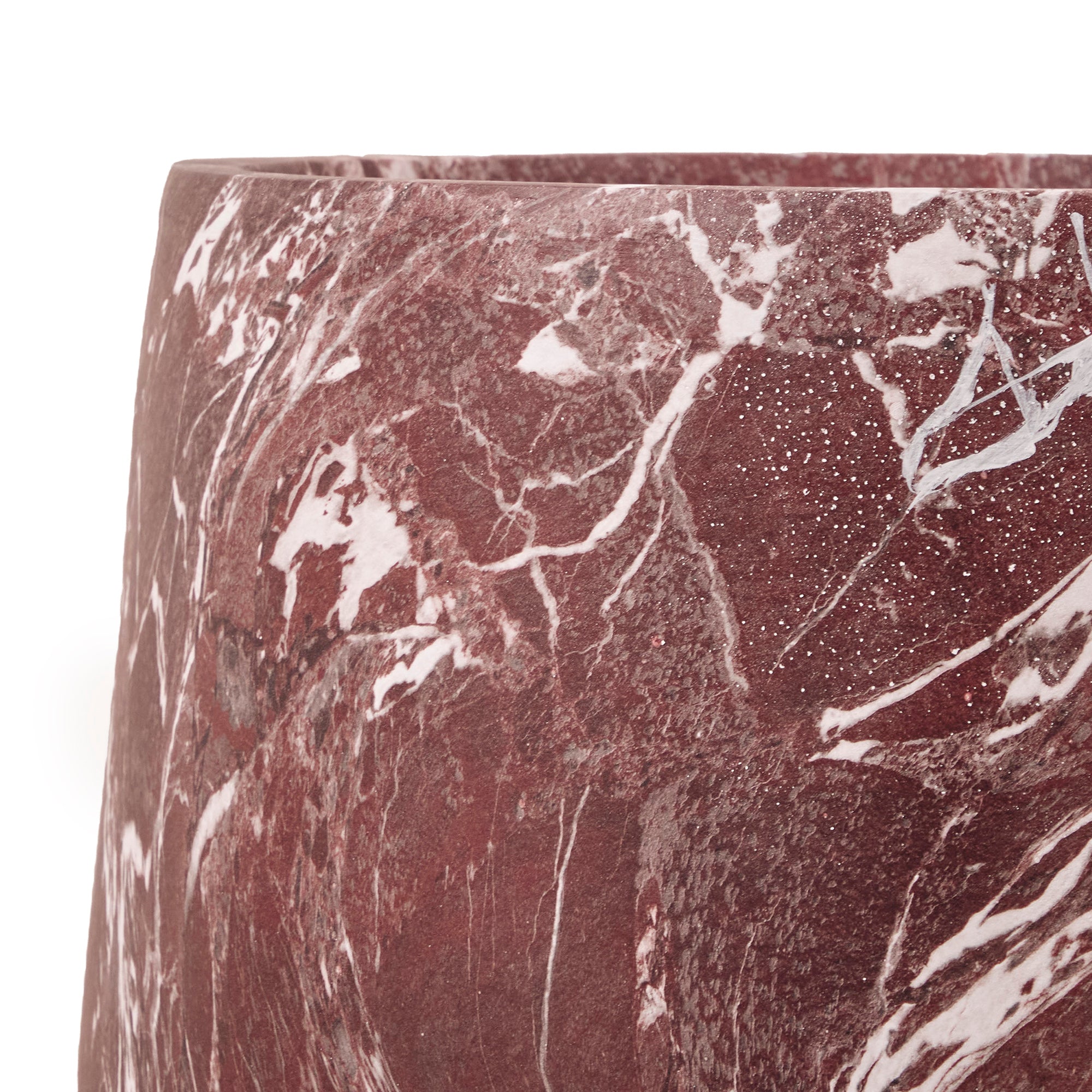Ziggy Planter Red Marble Look (50cm) product image 6