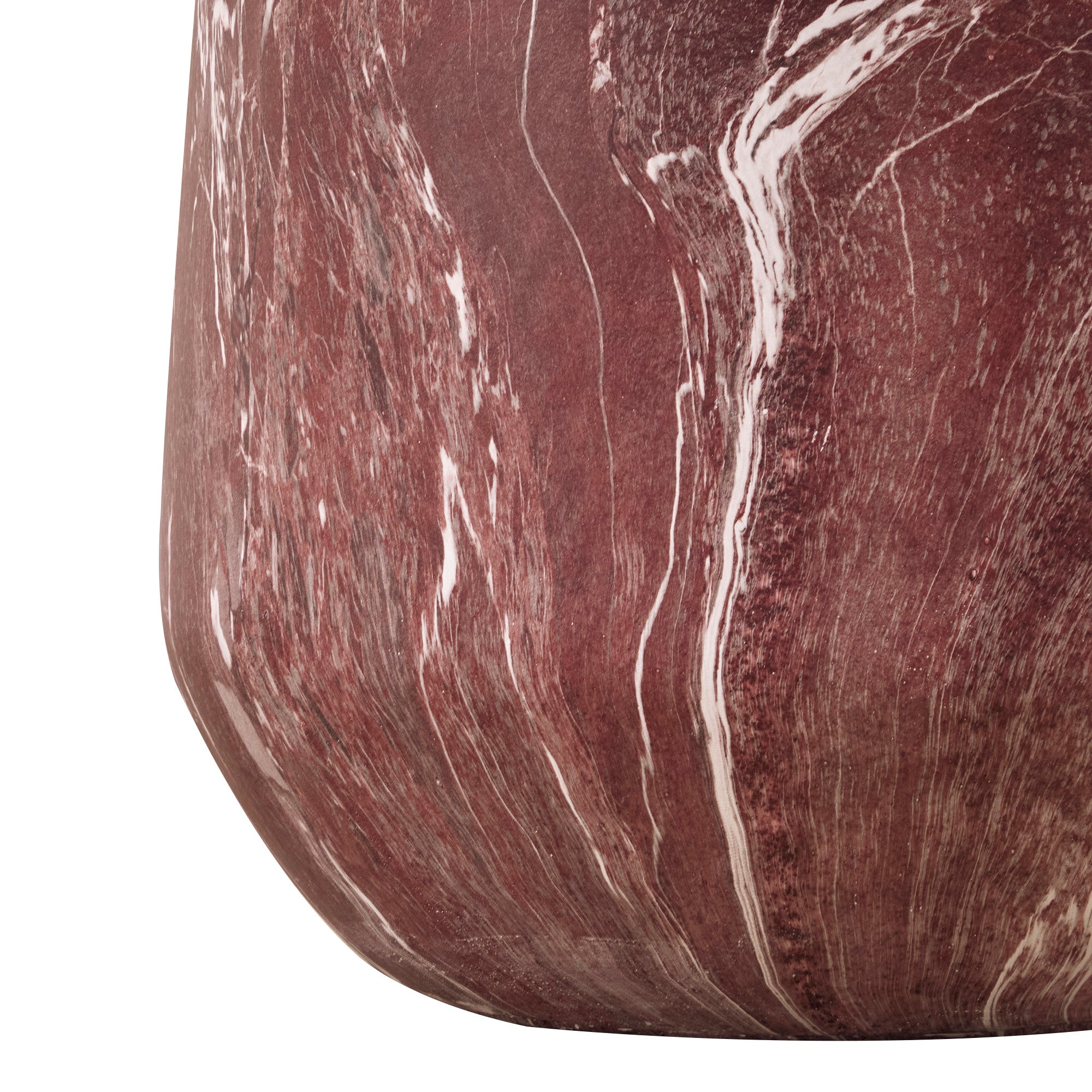 Ziggy Planter Red Marble Look (50cm) product image 7