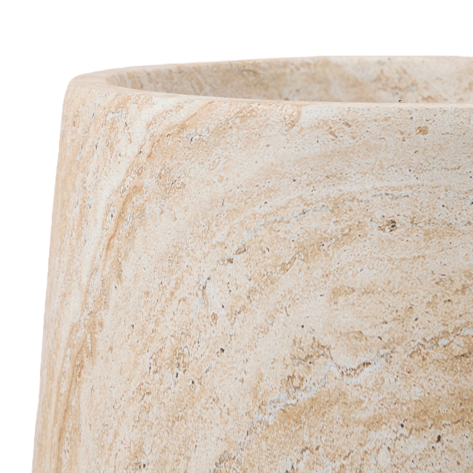 Ziggy Planter Travertine Look (37cm) product image 6