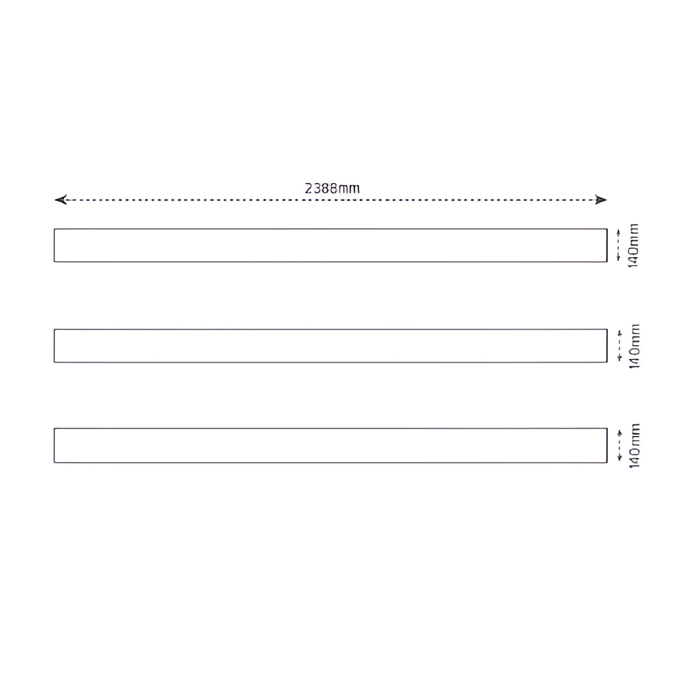 3 RAIL RURAL PVC PANEL KIT, 7 Year Warranty