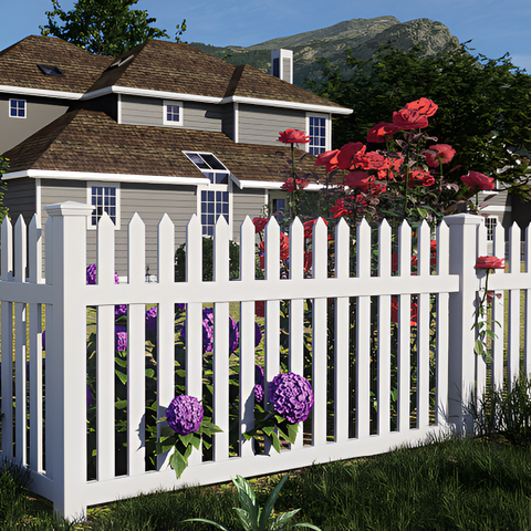NORTH HAVEN PVC PANEL KIT, 7 Year Warranty, Classic Picket