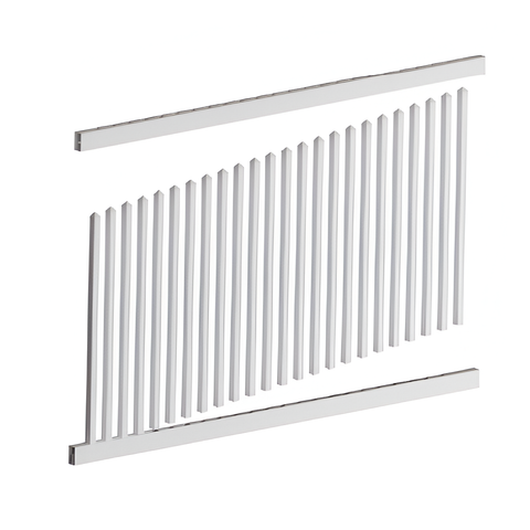 BAYSWATER PVC PANEL KIT, 7 Year Warranty, Picket Fence