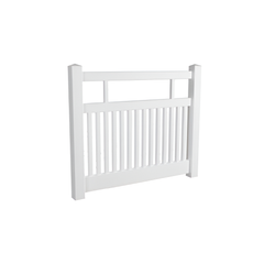 BRIDGEHAMPTON PVC 1500mm W x 1200mm H GATE, 7 Year Warranty