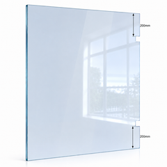 Polaris / Atlantic Glass Pool Fence HINGE Panel, 12mm toughened glass frameless pool fence hinge panel