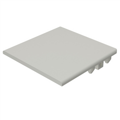 Gate Extrusions Gate flat top cap 50x50MM Extruded aluminium