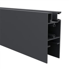 Sliding gate aluminium bottom rail 6100MM LONG
