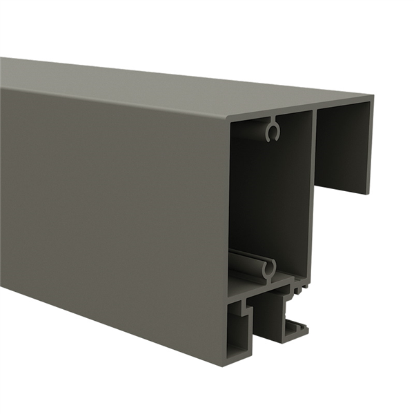 90 x 50mm sliding gate top rail, 6100mm, Dune