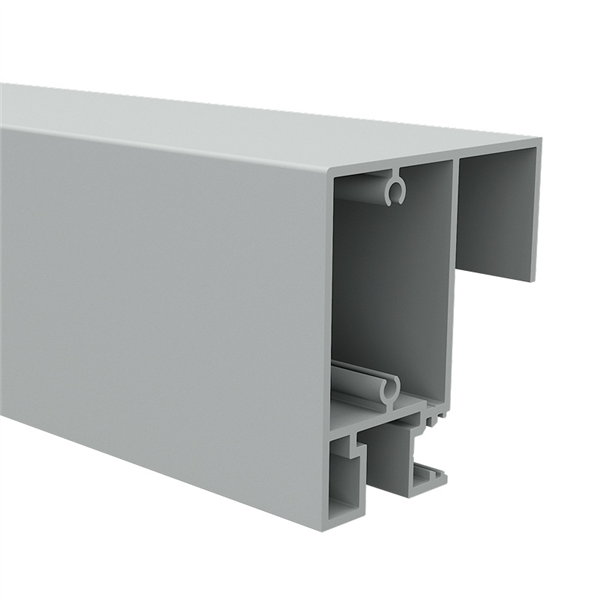 90 x 50mm sliding gate top rail, 6100mm, Surfmist