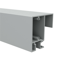 90 x 50mm sliding gate top rail, 6100mm, Surfmist