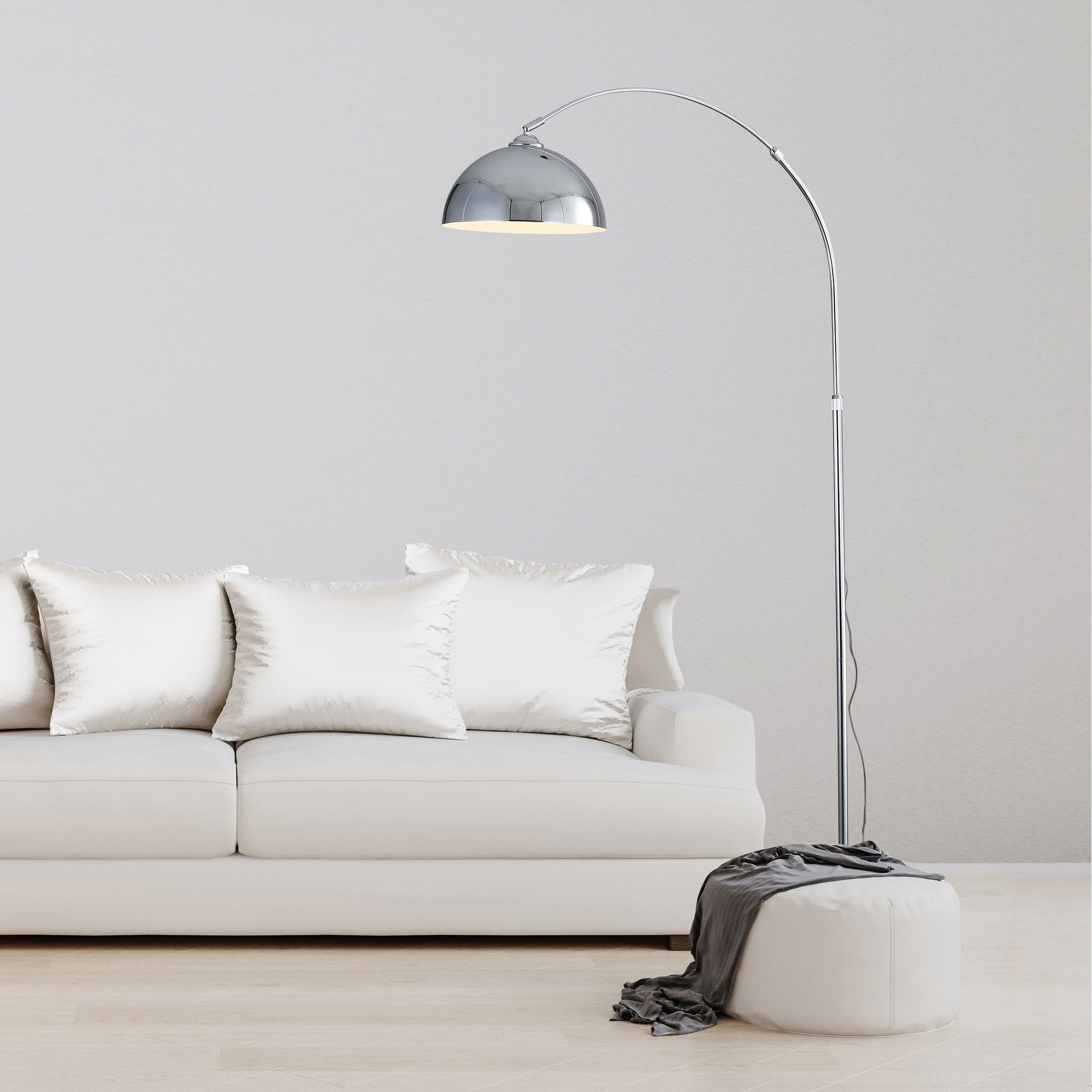 Marmo Arc Floor Lamp with Marble Base product image 2