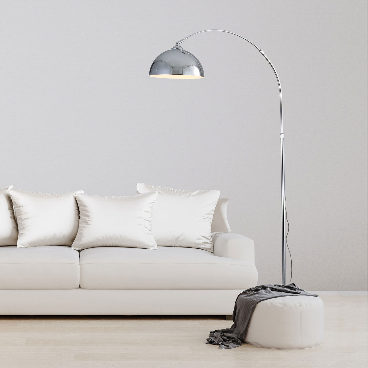 Marmo Arc Floor Lamp with Marble Base product image 2