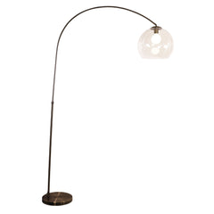 Over Antique Brass with Acrylic Shade Floor Lamp product image 3