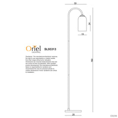 Arlington Opal Matt Glass Floor Lamp product image 3