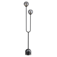 Tropez Decorative Floor Lamp with Smoke Glass Spheres product image 5