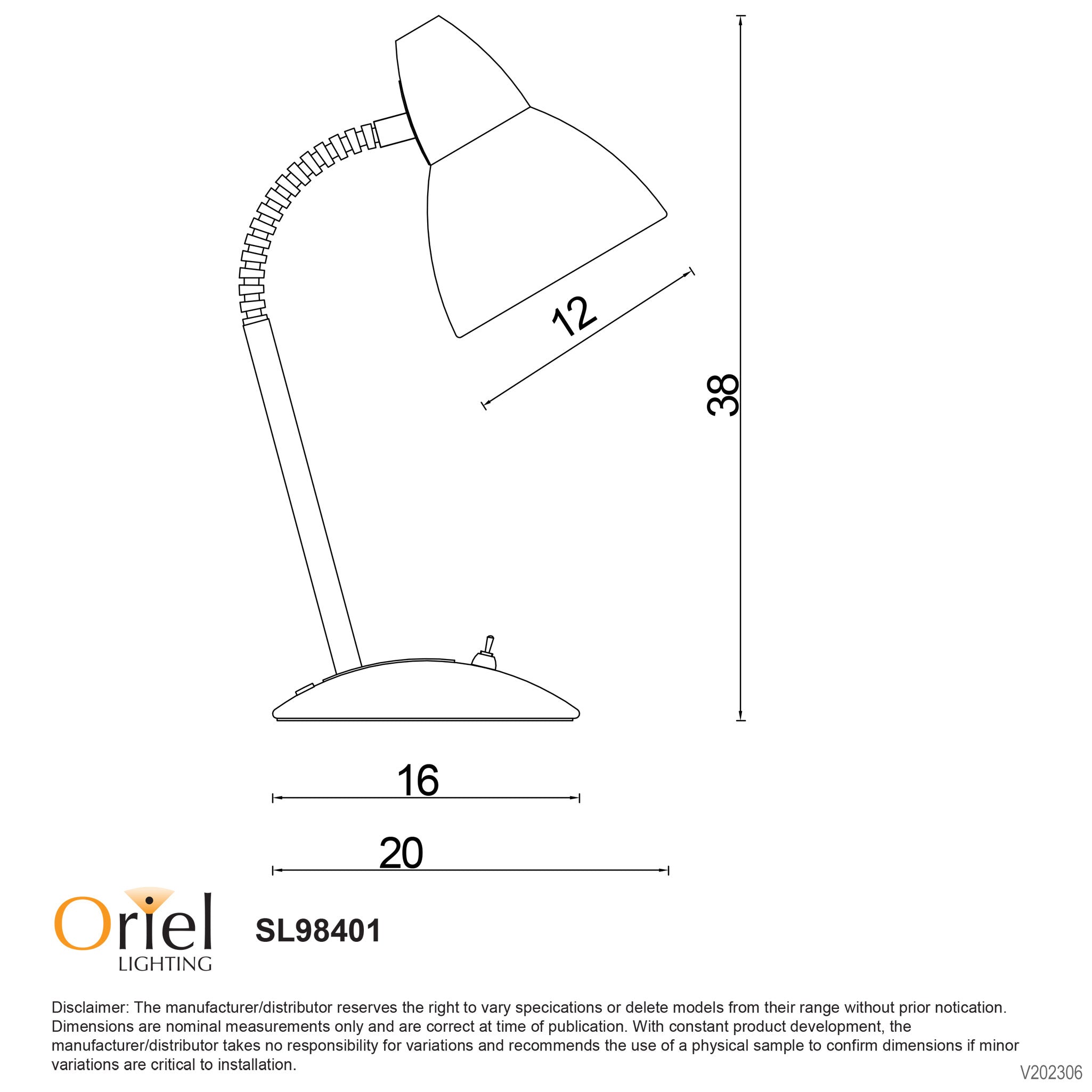 Trax Classic Gooseneck Desk Lamp product image 2