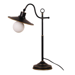 Boston Retro Industrial Table Lamp styled in a room