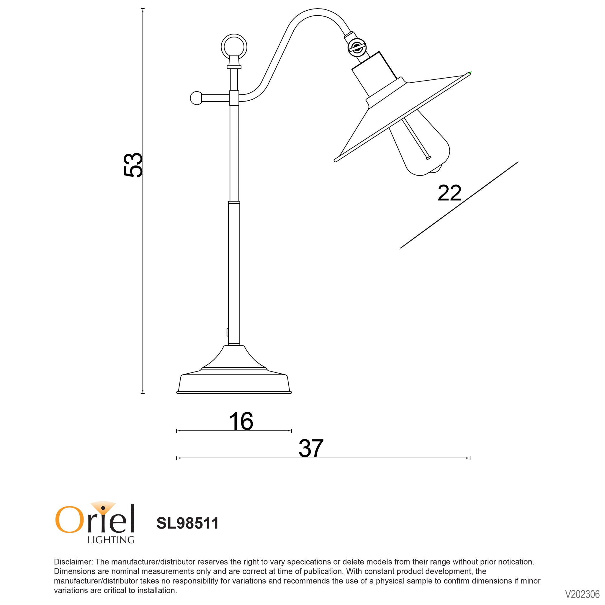 Boston Retro Industrial Table Lamp product image 3