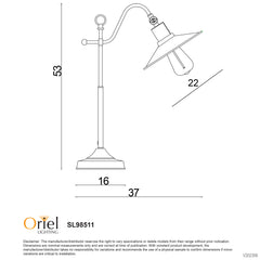 Boston Retro Industrial Table Lamp product image 3