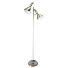 Vespa Mid-Century Twin Floor Lamp Brushed Chrome product image 3