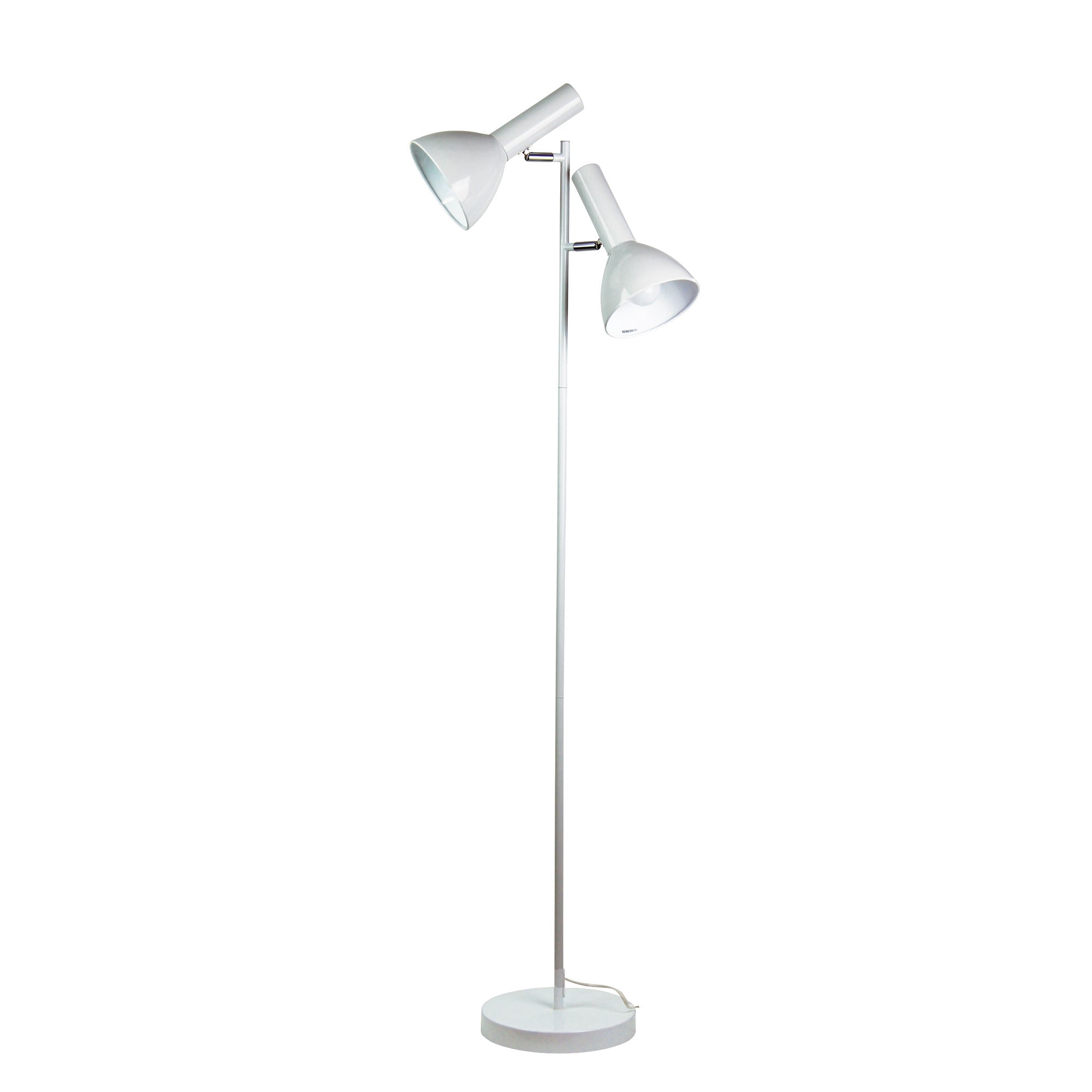 Vespa Mid-Century Twin Floor Lamp White product image 3