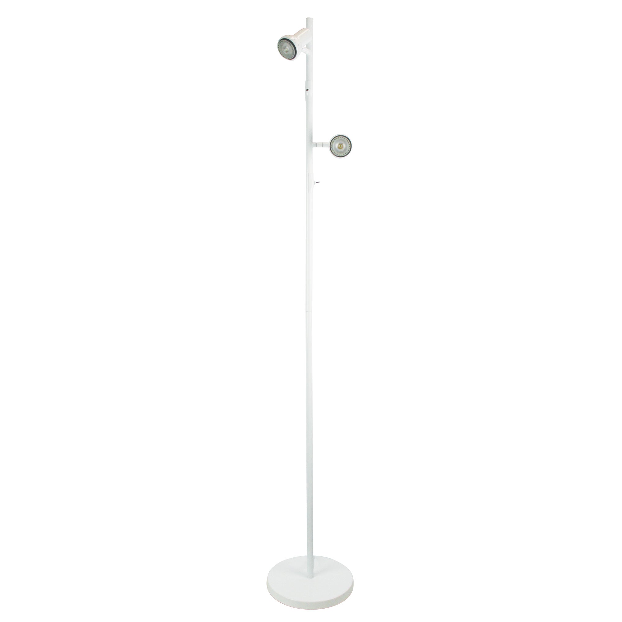 Daxam Twin Adjustable Floor Lamp White product image 3