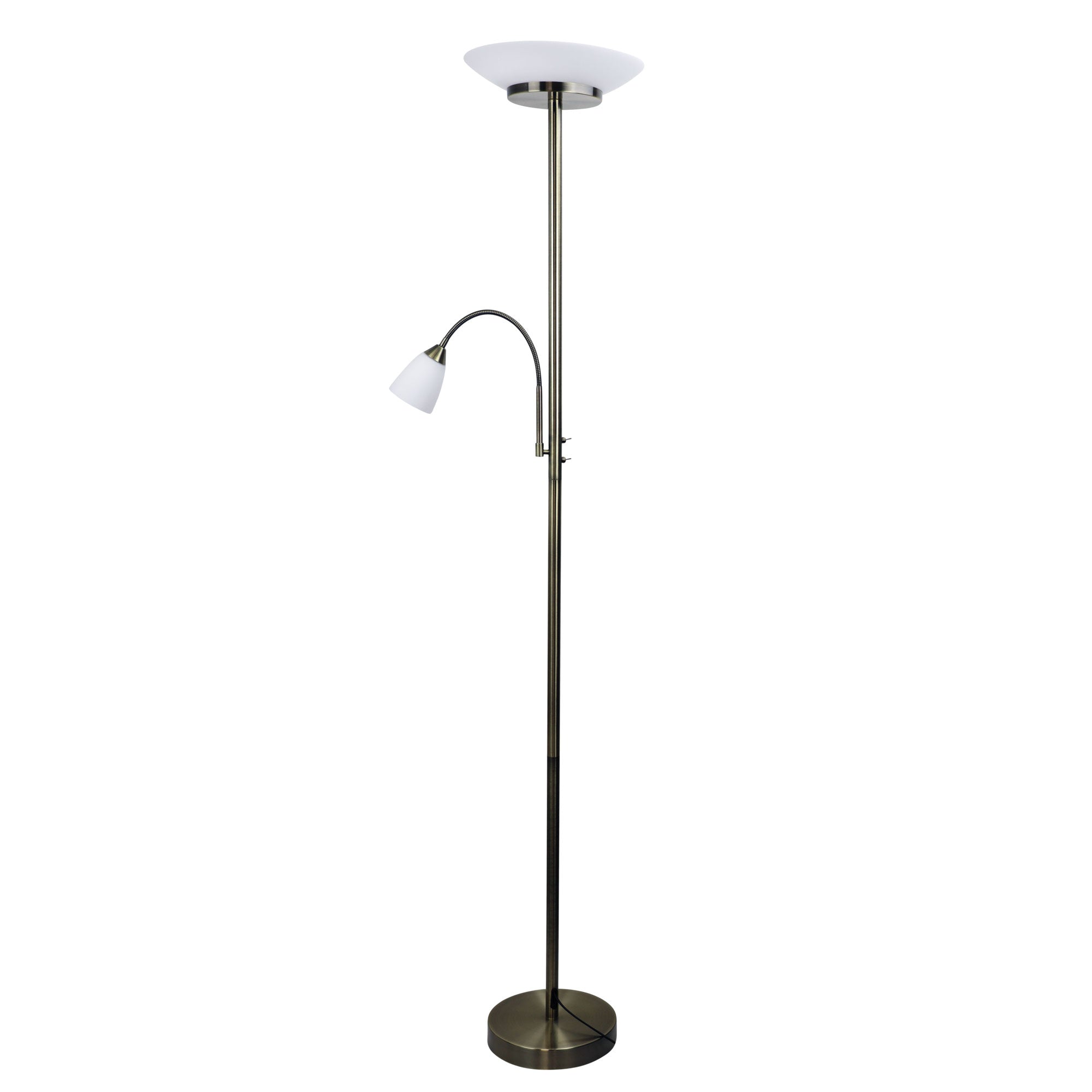 Siena Mother and Child LED Floor Lamp Antique Brass product image 4