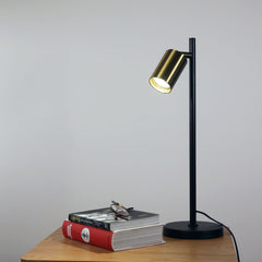 Ponte Desk Lamp Black and Satin Brass product image 3