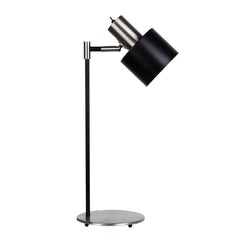 Ari Mid-Century Desk Lamp Black and Brushed Chrome product image 3