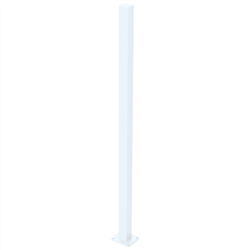 Stainless Steel 50 x 50mm heavy duty pool fence posts - square SS316 - 2mm wall thickness - Various lengths