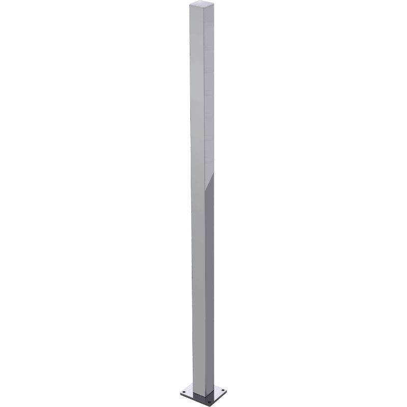 Stainless Steel 50 x 50mm heavy duty pool fence posts - 2mm wall thickness -