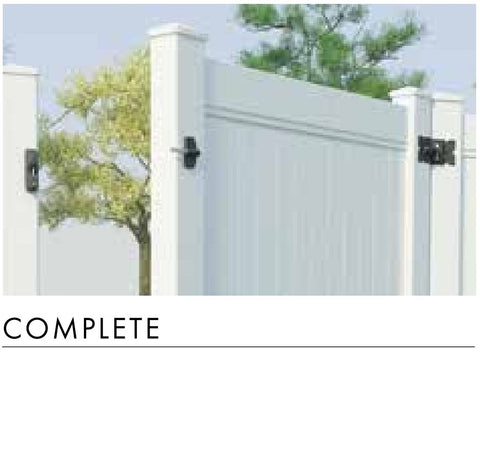 D&D - Hamptons gate HINGE - WHITE - 2pk