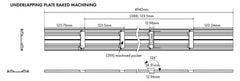 VISOR Balustrade - Aluminium Undercapping Plate - 4942mm Long
